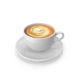 Латте на кокосовом молоке с кленовым сиропом